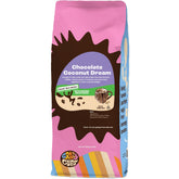 Crazy Cups front packaging showing 10 oz bag and product branding, inviting taste