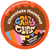 Crazy Cups front packaging showing Better Than Hazelnut, convenient and flavorful