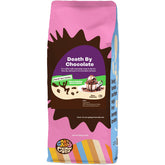 Crazy Cups front packaging showing Death By Chocolate flavor and benefits