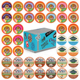 Crazy Cups front packaging showing 40-count decaf variety for quick selection