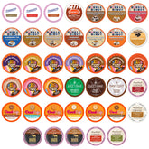Crazy Cups front packaging showing 40-count variety pack and brands for easy selection