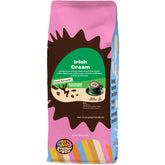 Crazy Cups front packaging showing 10 oz bag and flavor for easy recognition