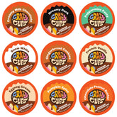 Crazy Cups front packaging showing 40-count variety for quick selection