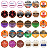 Crazy Cups front packaging showing 30-count dark roast variety and bold flavors