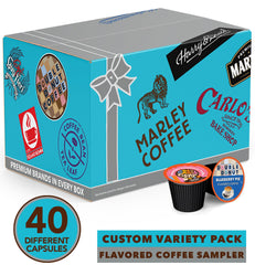 Crazy Cups pod close-up top view highlighting capsule seal and freshness