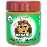 CrazyGoNuts front jar showing label and 9 oz size for clear product identity