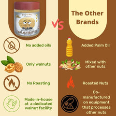 CrazyGoNuts jar with loose California walnuts and ingredients label