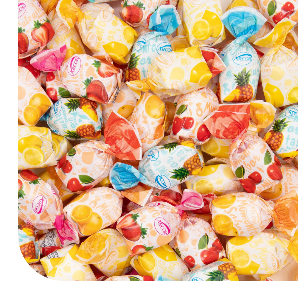CRAZYOUTLET Arcor front packaging showing 2 lb bag and colorful wrappers