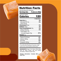 CRAZYOUTLET close-up of vanilla caramel cubes highlighting smooth texture and creamy appearance