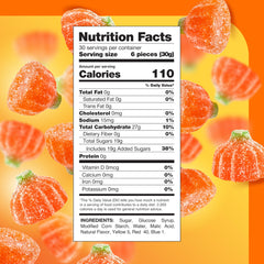 CRAZYOUTLET close-up of jelly pumpkin texture showing soft chewable surface for snacking