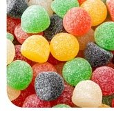 CRAZYOUTLET front packaging showing 2 lb bag and colorful gum drops for sharing