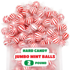CRAZYOUTLET individually wrapped mint balls emphasizing hygiene and freshness