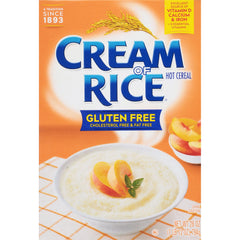 Cream of Rice front packaging showing brand and two 28 oz boxes, convenient pantry staple