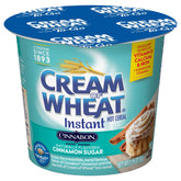 Cream of Wheat Cinnabon front cup showing branding and ready-to-heat convenience