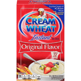 Cream of Wheat front packaging showing three 12-count units for pantry convenience