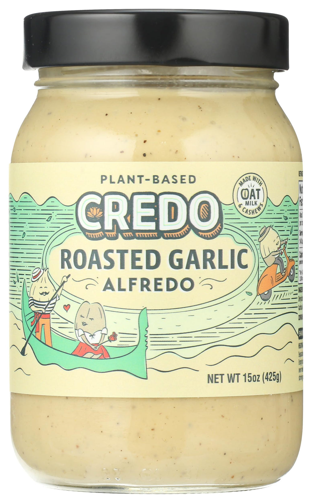 CREDO front packaging view showing jar and label, clear product benefit