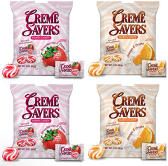 Creme Savers front packaging showing four 12 oz bags and branding, perfect for gifting