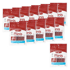 Creminelli front packaging showing salami minis and product branding, convenient snack