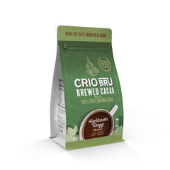 Crio Bru front packaging showing limited edition branding and bold chocolate aroma