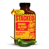Crippling Hot Sauce Stacked Mild front label showing bold branding and size