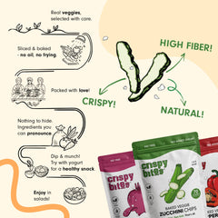 CRISPY BITES open sealable bag ready to snack with freshness benefit