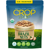 Nut Cravings CROP by POP front packaging showing organic label and 32 oz size