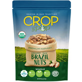 Nut Cravings CROP by POP front packaging showing organic 8oz pack and brand
