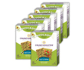 Crunchmaster front packaging showing avocado toast crackers and crisp convenience