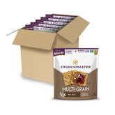 Crunchmaster front packaging showing sea salt flavor and gluten-free benefit