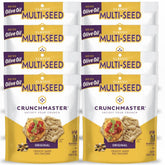 Crunchmaster front packaging showing 8 snack boxes and brand clarity