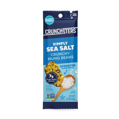 Crunchsters close-up texture of sprouted mung beans for crispy satisfaction