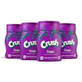 Crush grape front packaging showing bottle and label for easy recognition and portability