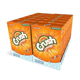 Crush front packaging showing orange flavor and sugar-free benefit