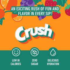 Crush mixed in reusable bottle demonstrating quick dissolve and hydration