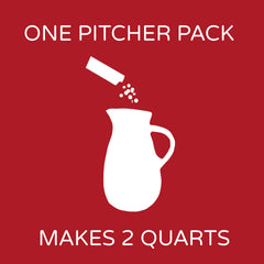 Close-up of Crystal Light powder texture highlighting quick dissolving benefit