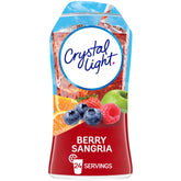 Crystal Light front bottle showing Berry Sangria flavor and quick identification benefit