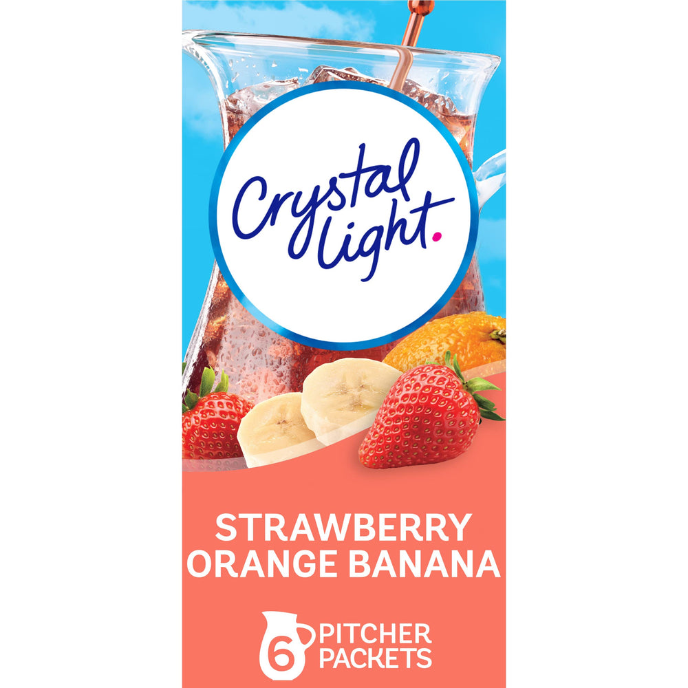 Crystal Light front packaging showing 12 canisters and branding for easy recognition and selection