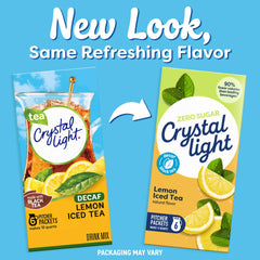 Crystal Light powder being added to pitcher for fast group servings