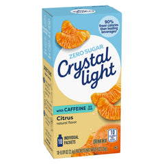 Crystal Light packet pouring into bottle for fast hydration on the go