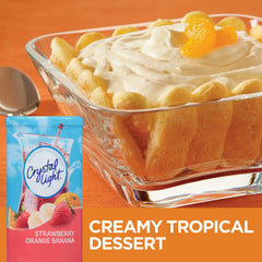 Crystal Light individual packets spread out to display single-pitcher convenience