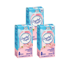 Crystal Light front packaging showing bundle and quantity, convenient for storage