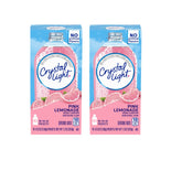 Crystal Light front packaging showing two-box pack, convenient portable refreshment