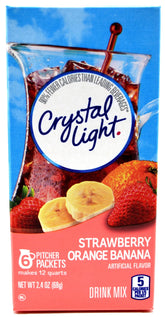 Crystal Light front packaging showing product and flavor for quick identification and convenience