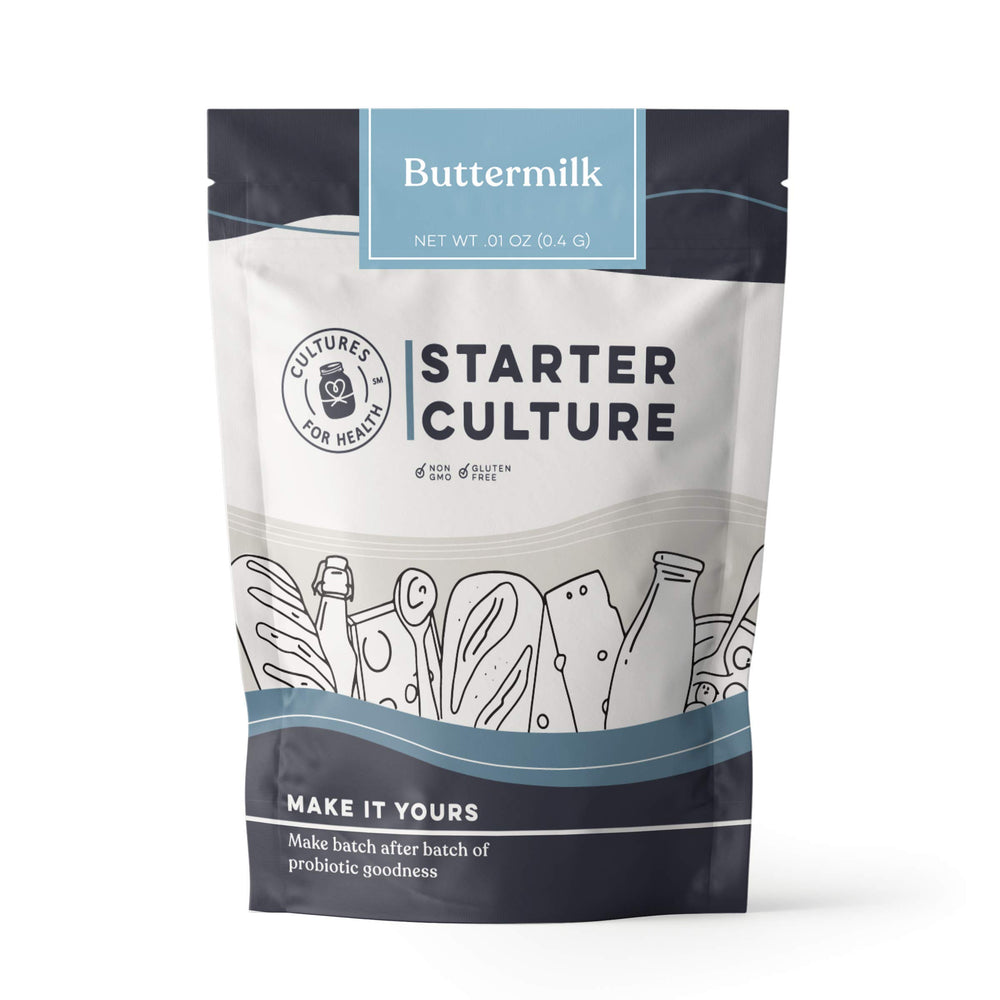 Cultures For Health front packaging showing starter packets and clear instructions for easy use