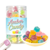 CYHJTCHS front packaging showing vibrant gem candies and bag branding, appealing shelf display