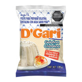 D'Gari Cristalina front packaging showing five 120 g pineapple sachets and convenience