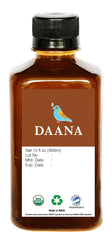 Close-up oil drop highlighting Daana texture and nutrient retention