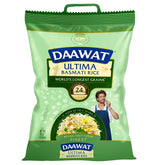 DAAWAT 10 lb front bag showing packaging and premium rice