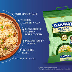 DAAWAT cooked basmati in bowl with fluffy separate grains benefit