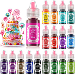 DaCool front packaging showing 18 oil-based color bottles and benefits